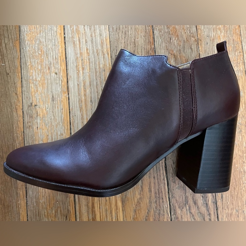 Franco Sarto burgundy bootie (Dante) size 8.5